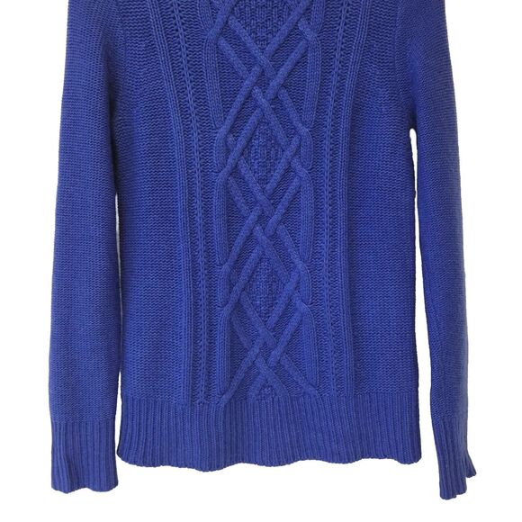 J.Crew Turtleneck Knitted Navy Blue Sz S Women Sweater - Picture 3 of 8